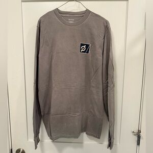Peloton Grey/Beige Long Sleeve Tee